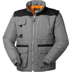 BWOLF Braver, giacca da lavoro invernale da uomo, invernale, antivento,  giacca da lavoro, calda con cappuccio, per attività all'aria aperta, Grigio  1, S : : Moda